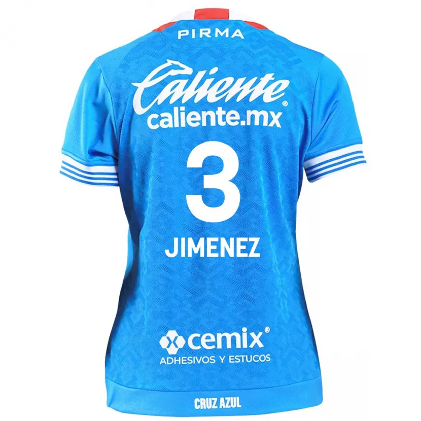 Danxen Kvinnor Jaiber Jimenez #3 Himmelsblå Hemmatröja Matchtröjor 2024/25 Tröjor T-Tröja