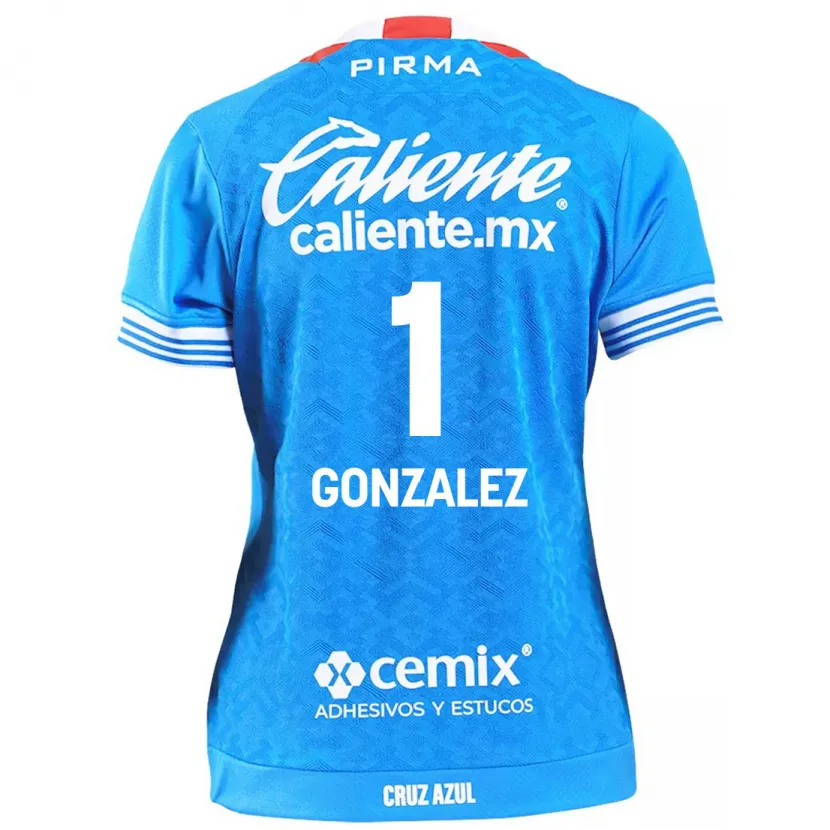 Danxen Kvinnor Itzayana Gonzalez #1 Himmelsblå Hemmatröja Matchtröjor 2024/25 Tröjor T-Tröja