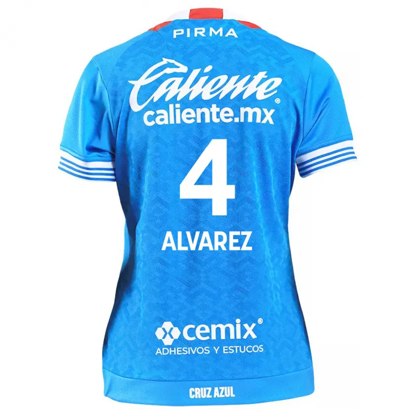 Danxen Kvinnor Gabriela Alvarez #4 Himmelsblå Hemmatröja Matchtröjor 2024/25 Tröjor T-Tröja
