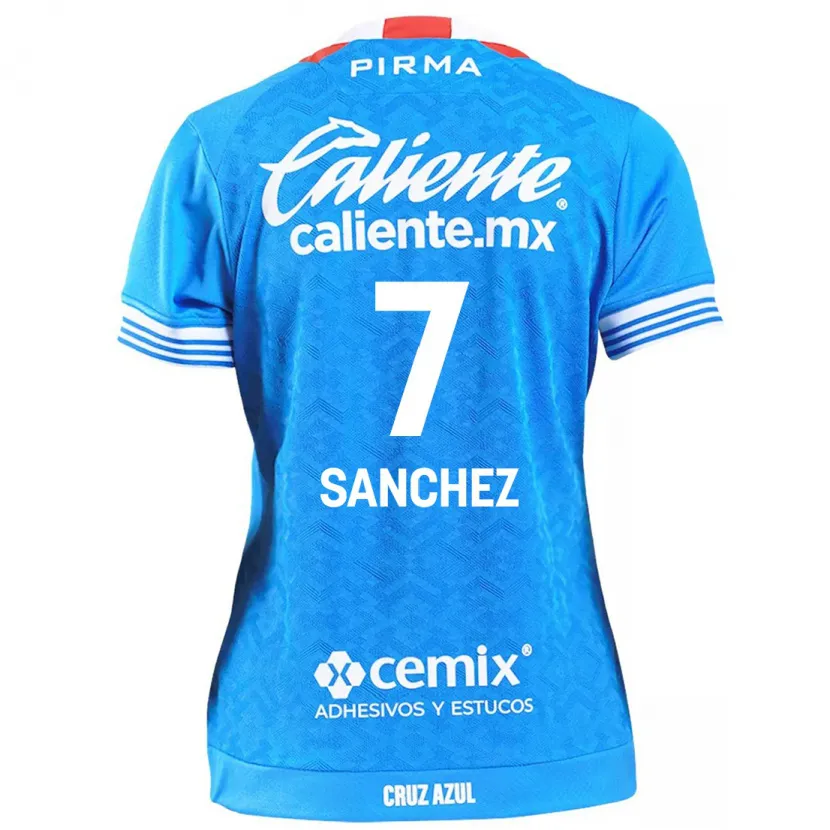 Danxen Kvinnor Andrea Sanchez #7 Himmelsblå Hemmatröja Matchtröjor 2024/25 Tröjor T-Tröja