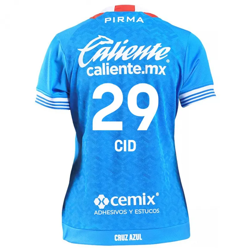 Danxen Kvinnor Claudia Cid #29 Himmelsblå Hemmatröja Matchtröjor 2024/25 Tröjor T-Tröja