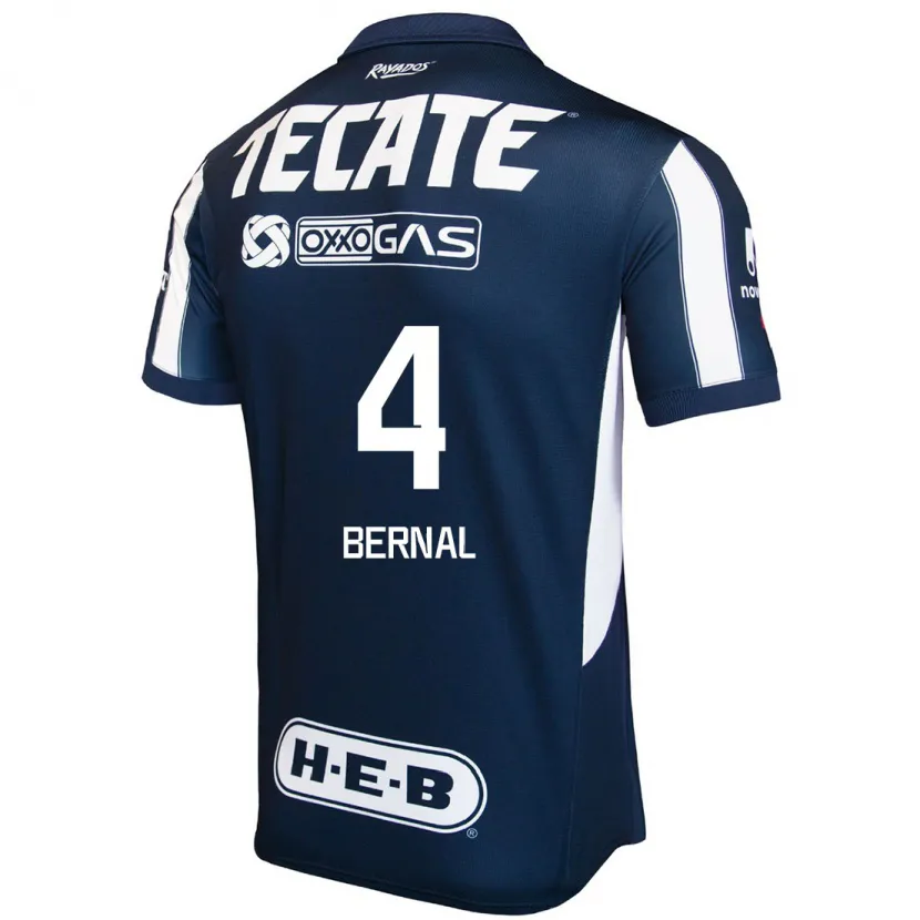 Danxen Kvinnor Rebeca Bernal #4 Blå Röd Vit Hemmatröja Matchtröjor 2024/25 Tröjor T-Tröja