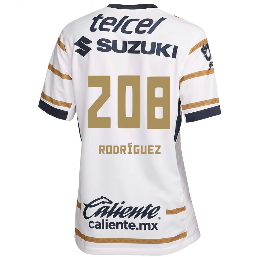 Danxen Kvinnor Gael Rodríguez #208 Vit Obsidian Hemmatröja Matchtröjor 2024/25 Tröjor T-Tröja