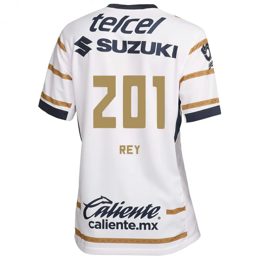Danxen Kvinnor Santiago Rey #201 Vit Obsidian Hemmatröja Matchtröjor 2024/25 Tröjor T-Tröja