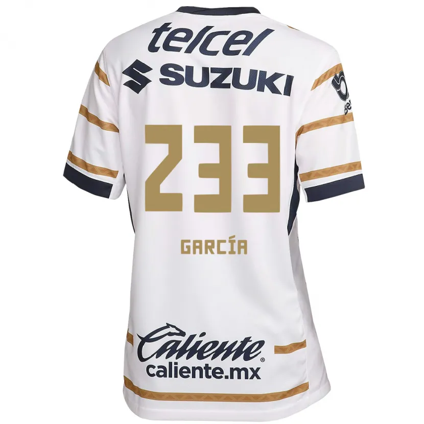 Danxen Kvinnor Carlos García #233 Vit Obsidian Hemmatröja Matchtröjor 2024/25 Tröjor T-Tröja