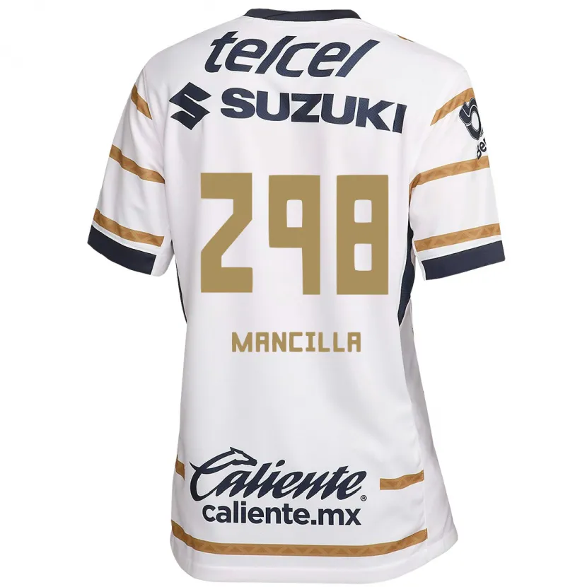 Danxen Kvinnor José Mancilla #298 Vit Obsidian Hemmatröja Matchtröjor 2024/25 Tröjor T-Tröja
