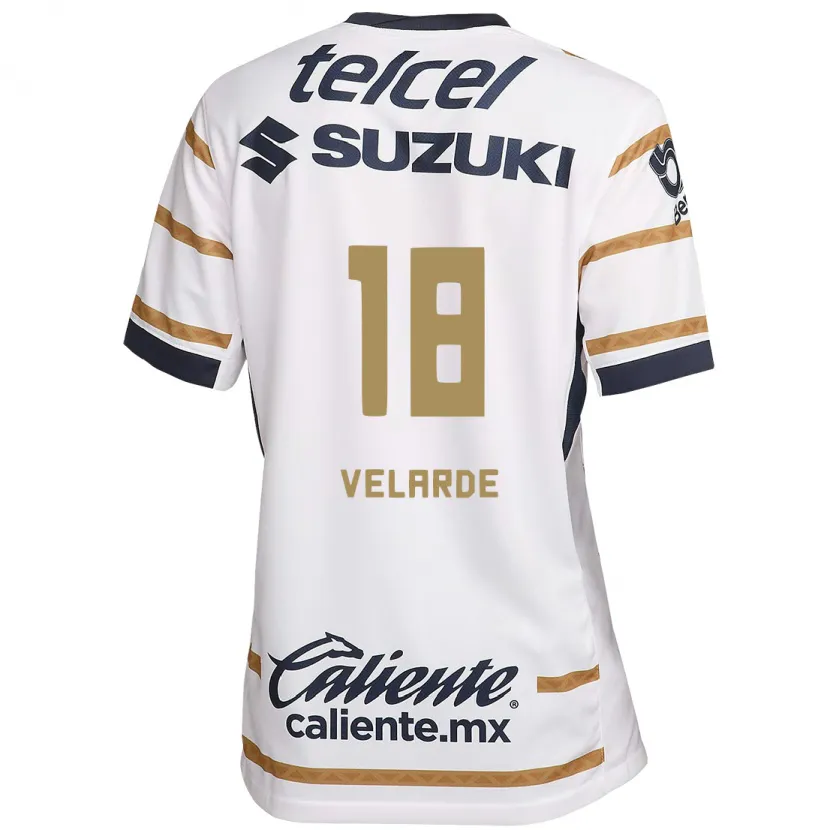 Danxen Kvinnor Efrain Velarde #18 Vit Obsidian Hemmatröja Matchtröjor 2024/25 Tröjor T-Tröja
