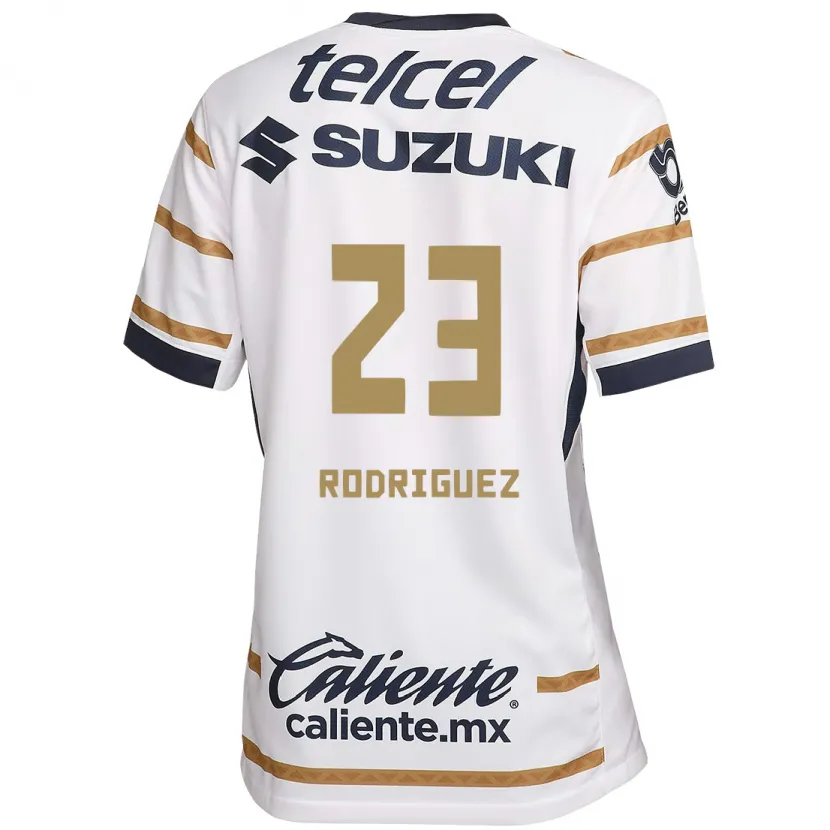 Danxen Kvinnor Catherine Rodriguez #23 Vit Obsidian Hemmatröja Matchtröjor 2024/25 Tröjor T-Tröja