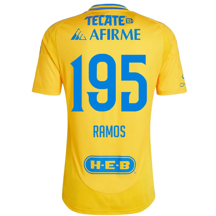 Danxen Kvinnor Rodrigo Ramos #195 Guld Gul Hemmatröja Matchtröjor 2024/25 Tröjor T-Tröja