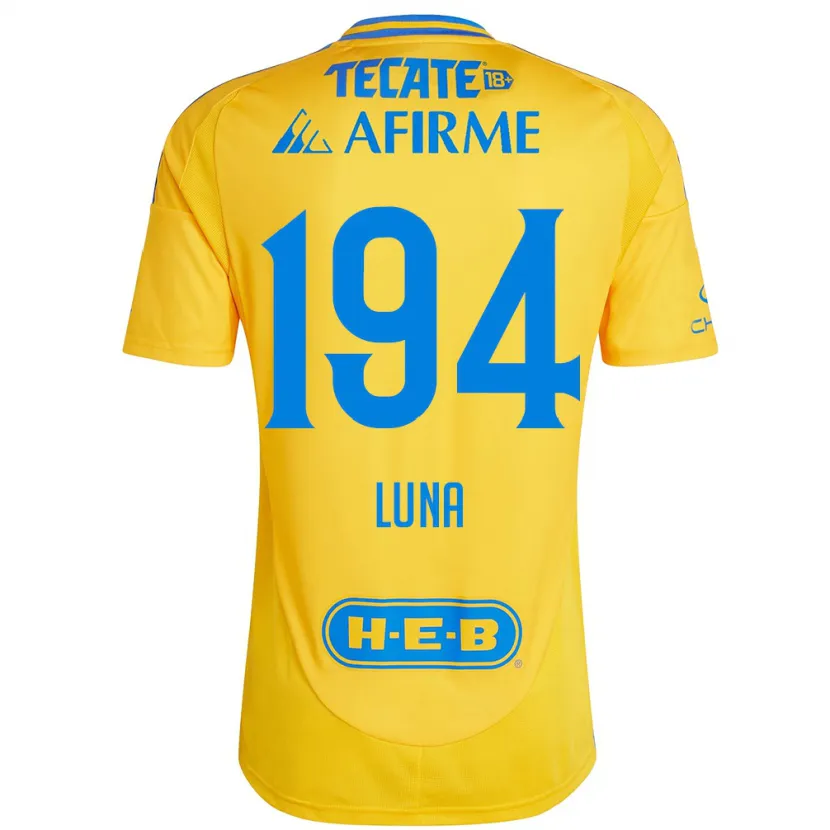 Danxen Kvinnor Juan Luna #194 Guld Gul Hemmatröja Matchtröjor 2024/25 Tröjor T-Tröja