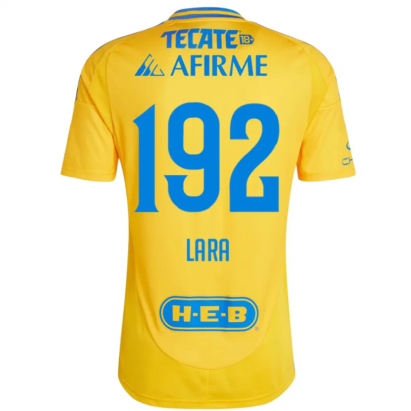 Danxen Kvinnor Miguel Lara #192 Guld Gul Hemmatröja Matchtröjor 2024/25 Tröjor T-Tröja
