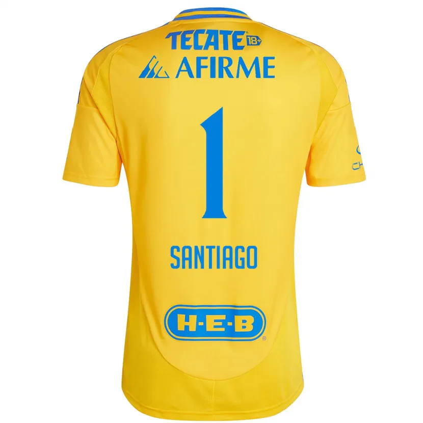 Danxen Kvinnor Cecilia Santiago #1 Guld Gul Hemmatröja Matchtröjor 2024/25 Tröjor T-Tröja