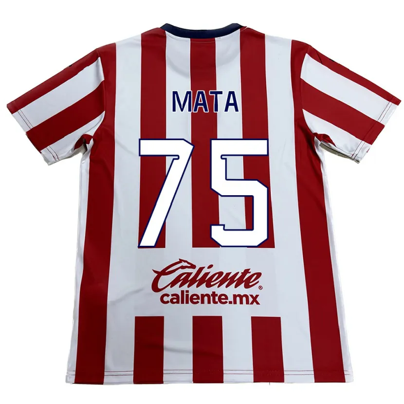 Danxen Kvinnor Hugo Mata #75 Röd Vit Hemmatröja Matchtröjor 2024/25 Tröjor T-Tröja