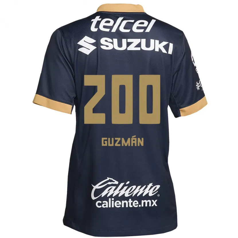 Danxen Kvinnor Alan Guzmán #200 Obsidian Guld Vit Bortatröja Matchtröjor 2024/25 Tröjor T-Tröja