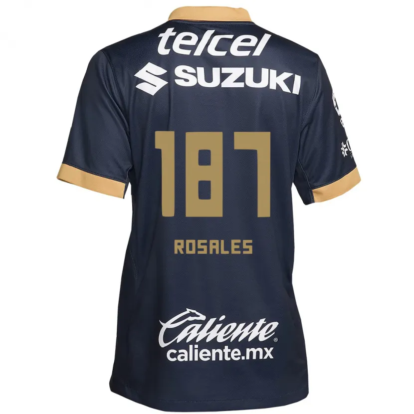 Danxen Kvinnor Alonso Rosales #187 Obsidian Guld Vit Bortatröja Matchtröjor 2024/25 Tröjor T-Tröja