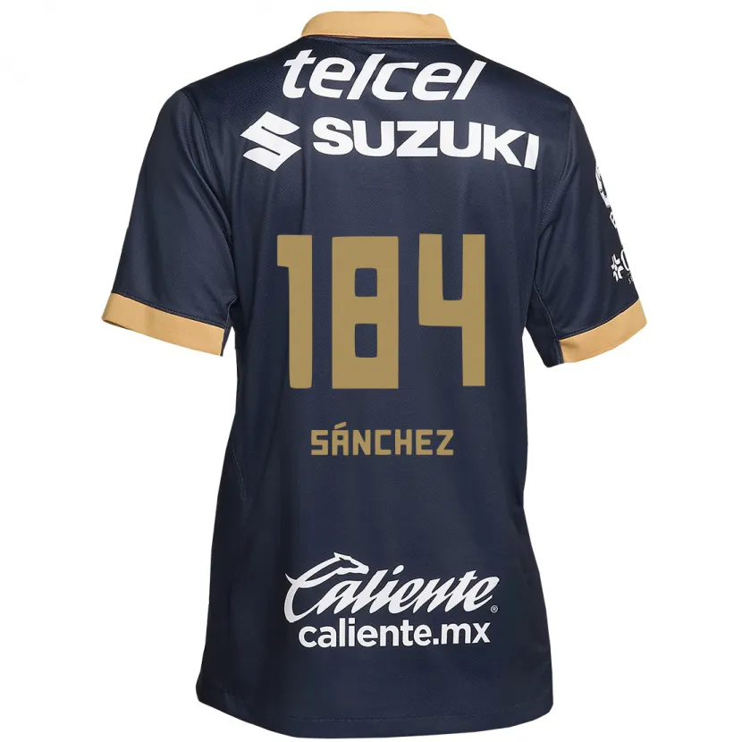 Danxen Kvinnor Manuel Sánchez #184 Obsidian Guld Vit Bortatröja Matchtröjor 2024/25 Tröjor T-Tröja