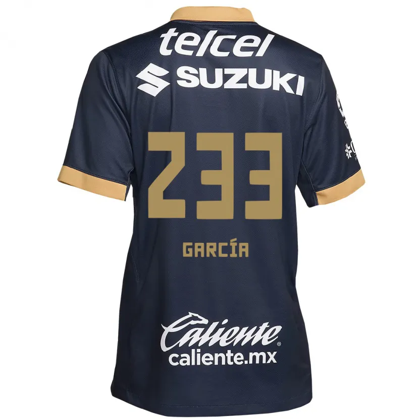 Danxen Kvinnor Carlos García #233 Obsidian Guld Vit Bortatröja Matchtröjor 2024/25 Tröjor T-Tröja