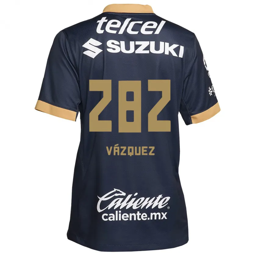 Danxen Kvinnor Austin Vázquez #282 Obsidian Guld Vit Bortatröja Matchtröjor 2024/25 Tröjor T-Tröja