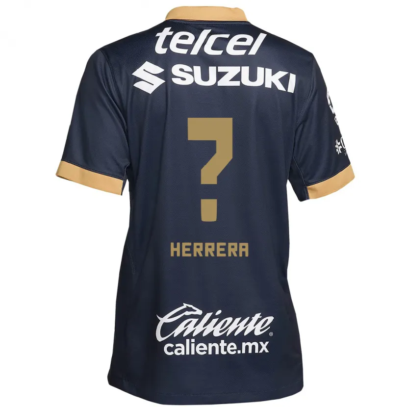 Danxen Kvinnor José Herrera #0 Obsidian Guld Vit Bortatröja Matchtröjor 2024/25 Tröjor T-Tröja