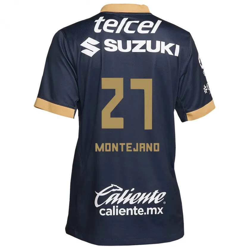 Danxen Kvinnor Emanuel Montejano #27 Obsidian Guld Vit Bortatröja Matchtröjor 2024/25 Tröjor T-Tröja
