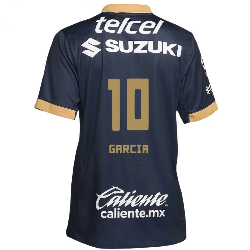 Danxen Kvinnor Daniela Garcia #10 Obsidian Guld Vit Bortatröja Matchtröjor 2024/25 Tröjor T-Tröja