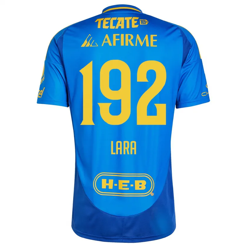 Danxen Kvinnor Miguel Lara #192 Blå Gul Bortatröja Matchtröjor 2024/25 Tröjor T-Tröja