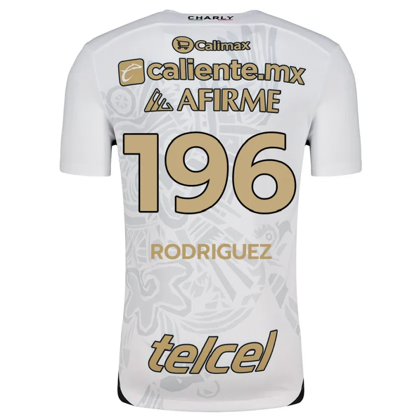 Danxen Kvinnor Prince Rodríguez #196 Vit Svart Bortatröja Matchtröjor 2024/25 Tröjor T-Tröja