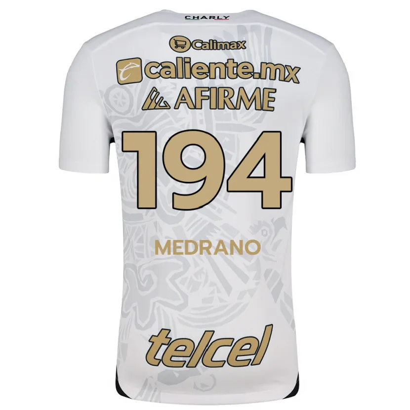 Danxen Kvinnor Luis Medrano #194 Vit Svart Bortatröja Matchtröjor 2024/25 Tröjor T-Tröja