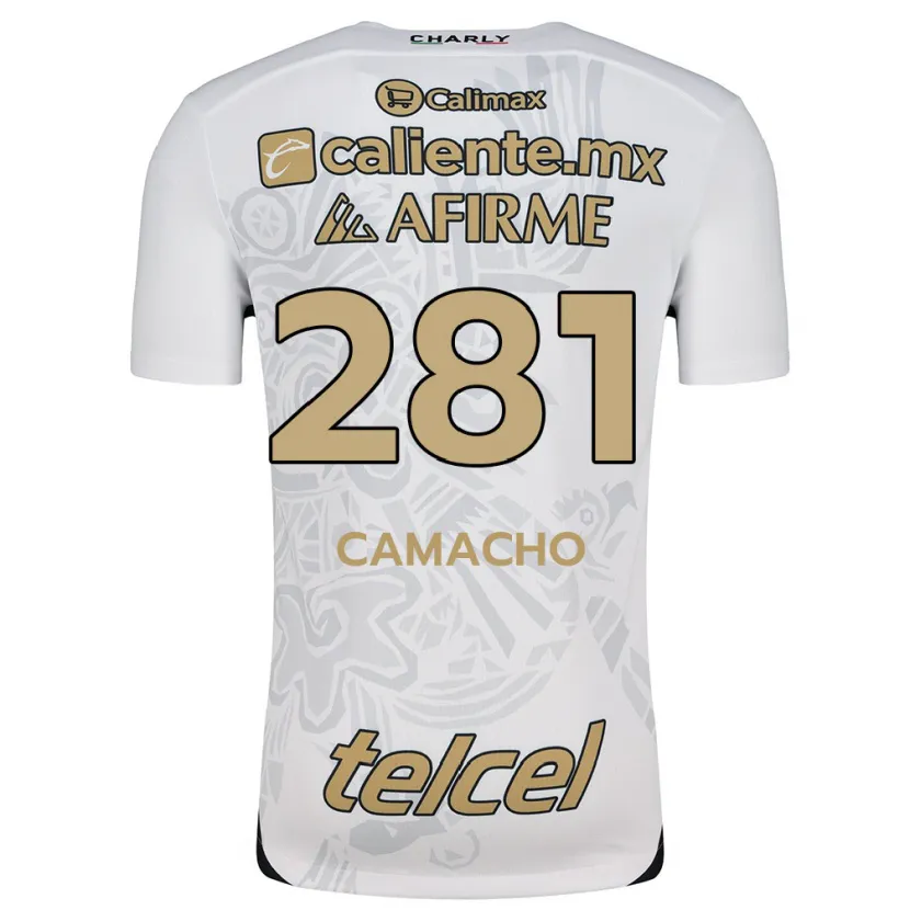 Danxen Kvinnor Javier Camacho #281 Vit Svart Bortatröja Matchtröjor 2024/25 Tröjor T-Tröja