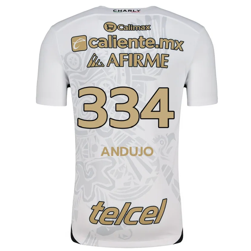 Danxen Kvinnor Favio Andujo #334 Vit Svart Bortatröja Matchtröjor 2024/25 Tröjor T-Tröja