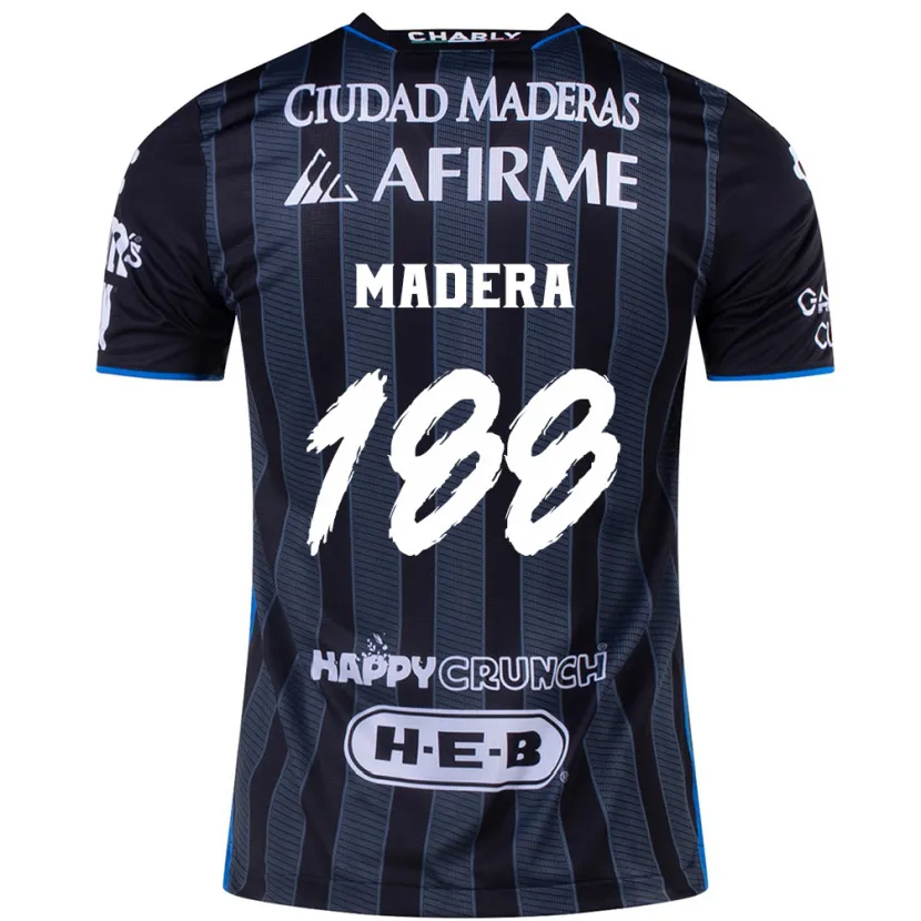 Danxen Kvinnor Héctor Madera #188 Vit Svart Bortatröja Matchtröjor 2024/25 Tröjor T-Tröja