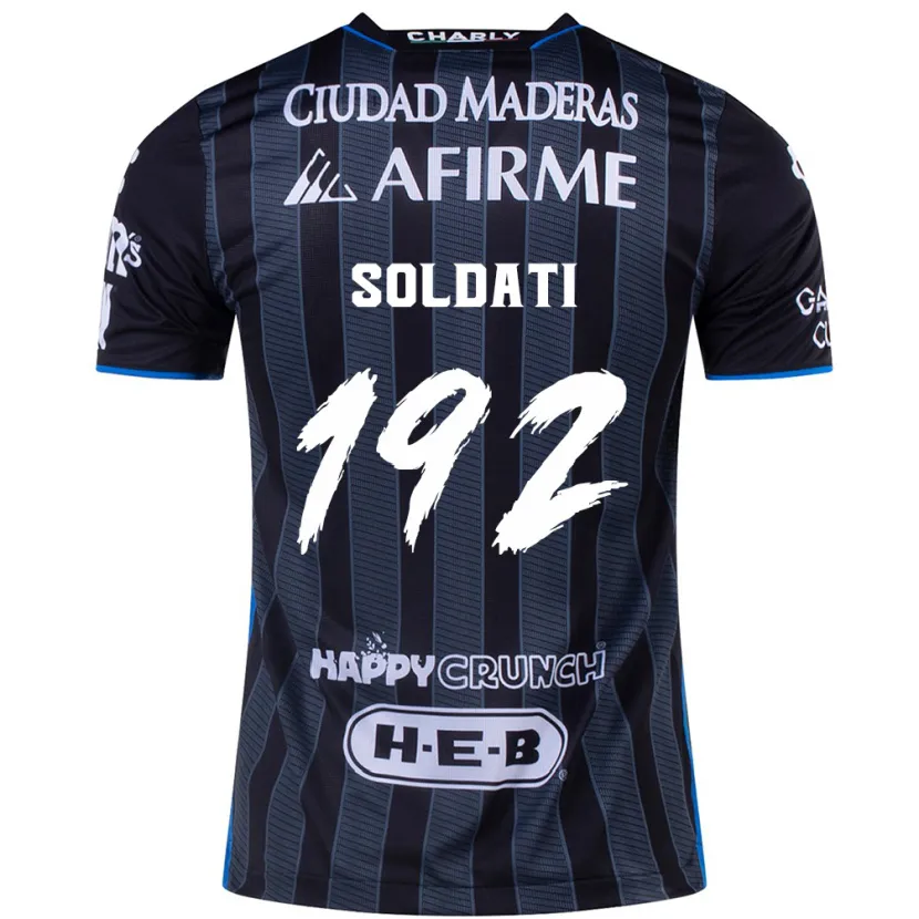 Danxen Kvinnor Carlo Soldati #192 Vit Svart Bortatröja Matchtröjor 2024/25 Tröjor T-Tröja