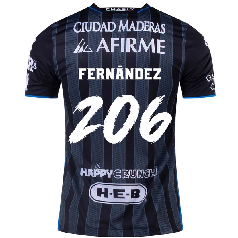 Danxen Kvinnor Erik Fernández #206 Vit Svart Bortatröja Matchtröjor 2024/25 Tröjor T-Tröja