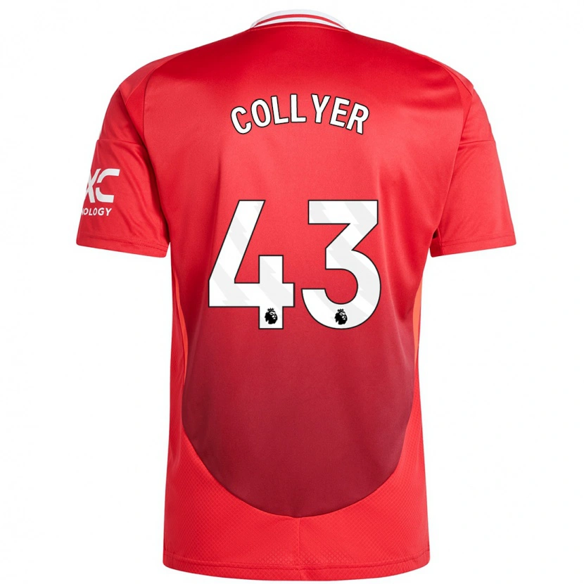 Danxen Barn Toby Collyer #43 Klarröd Hemmatröja Matchtröjor 2024/25 Tröjor T-Tröja