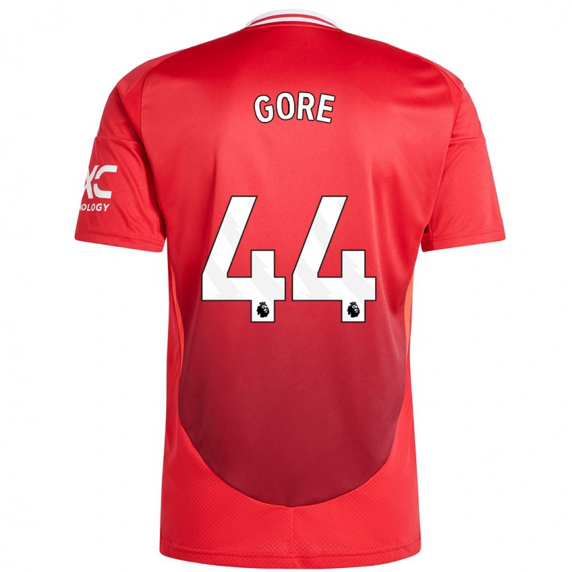 Danxen Barn Daniel Gore #44 Klarröd Hemmatröja Matchtröjor 2024/25 Tröjor T-Tröja
