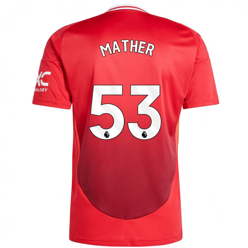 Danxen Barn Sam Mather #53 Klarröd Hemmatröja Matchtröjor 2024/25 Tröjor T-Tröja