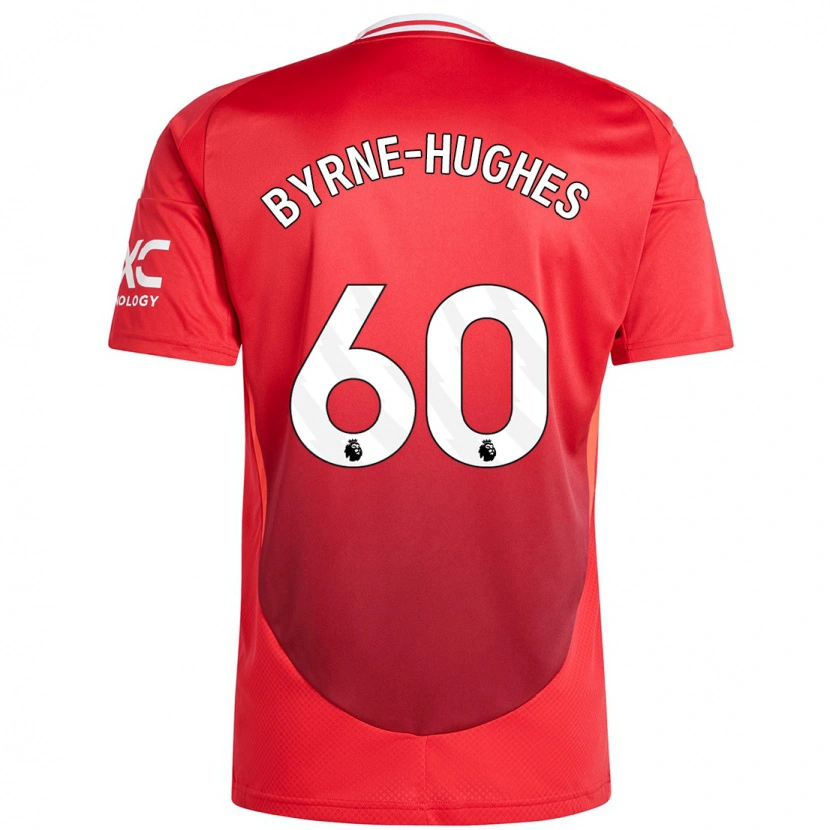 Danxen Barn Cameron Byrne-Hughes #60 Klarröd Hemmatröja Matchtröjor 2024/25 Tröjor T-Tröja