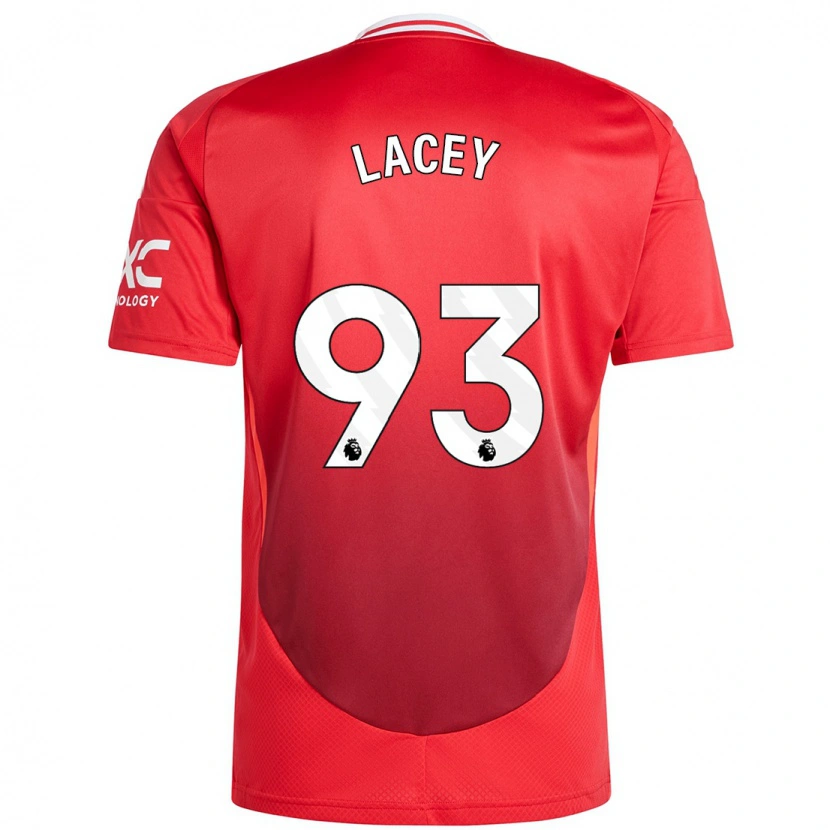 Danxen Barn Shea Lacey #93 Klarröd Hemmatröja Matchtröjor 2024/25 Tröjor T-Tröja