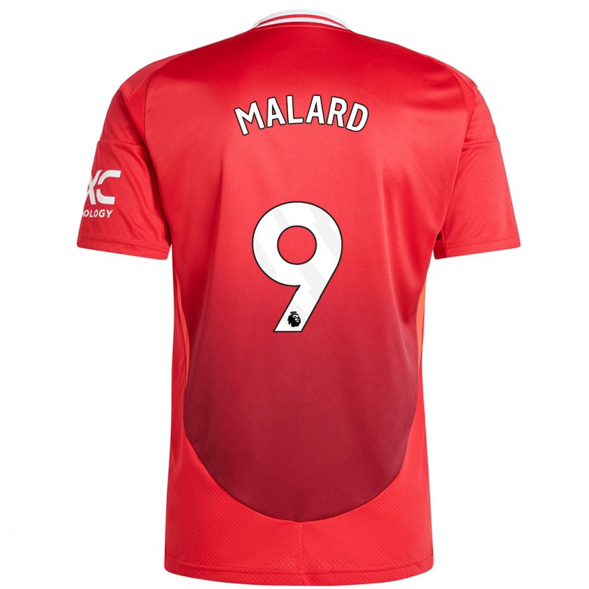 Danxen Barn Melvine Malard #9 Klarröd Hemmatröja Matchtröjor 2024/25 Tröjor T-Tröja