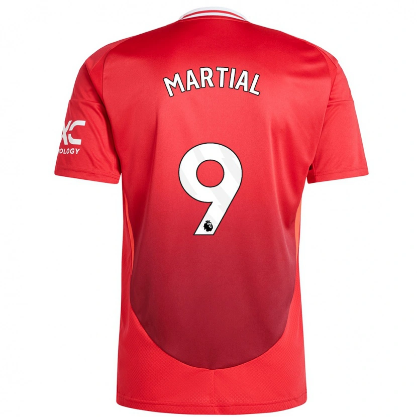 Danxen Barn Anthony Martial #9 Klarröd Hemmatröja Matchtröjor 2024/25 Tröjor T-Tröja