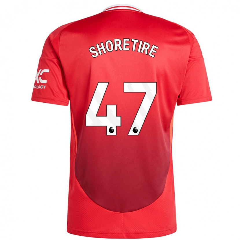 Danxen Barn Shola Shoretire #47 Klarröd Hemmatröja Matchtröjor 2024/25 Tröjor T-Tröja