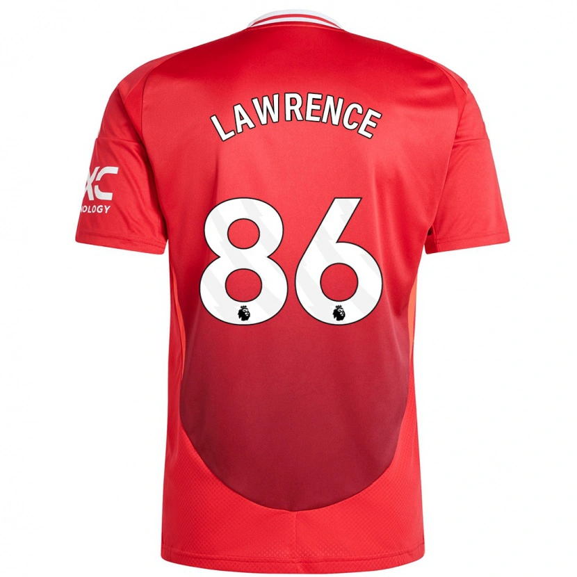 Danxen Barn Marcus Lawrence #86 Klarröd Hemmatröja Matchtröjor 2024/25 Tröjor T-Tröja