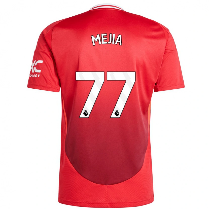Danxen Barn Mateo Mejia #77 Klarröd Hemmatröja Matchtröjor 2024/25 Tröjor T-Tröja