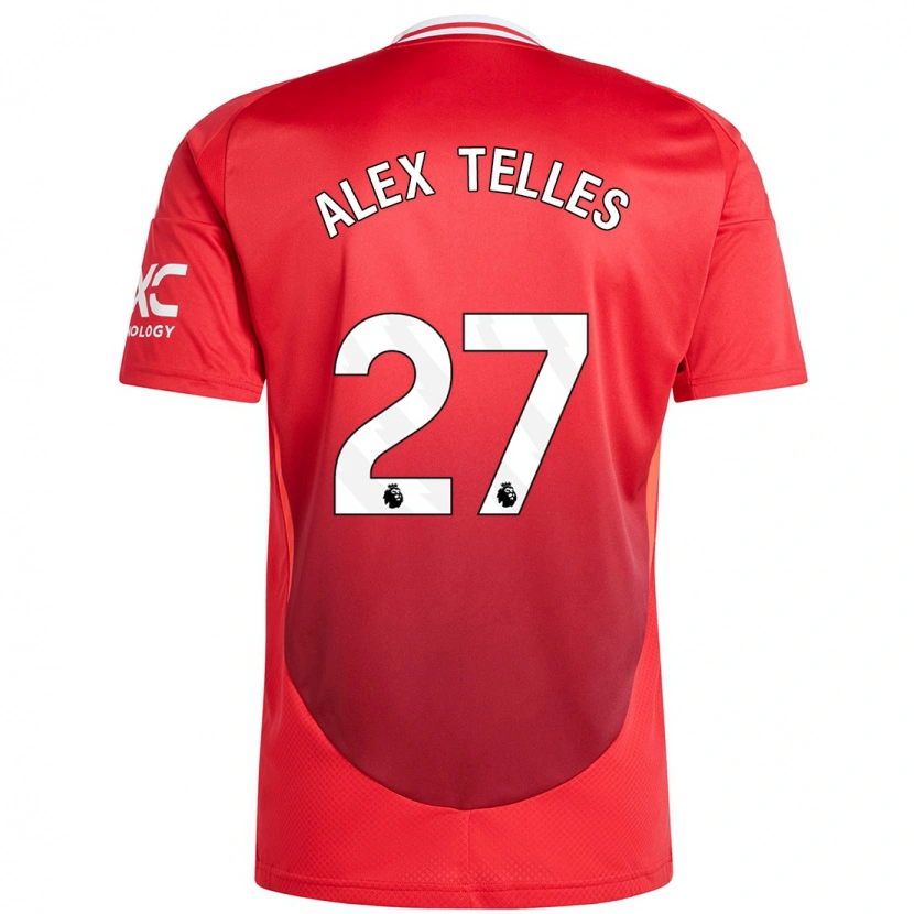 Danxen Barn Alex Nicolao Telles #27 Klarröd Hemmatröja Matchtröjor 2024/25 Tröjor T-Tröja