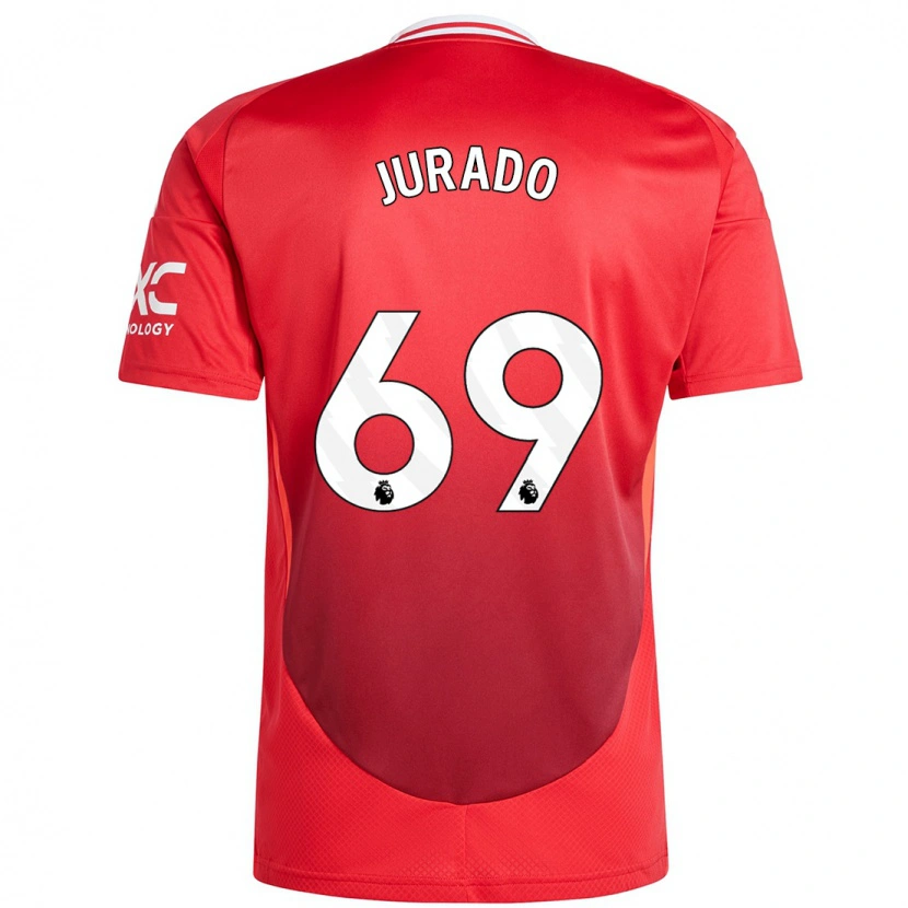 Danxen Barn Marc Jurado #69 Klarröd Hemmatröja Matchtröjor 2024/25 Tröjor T-Tröja