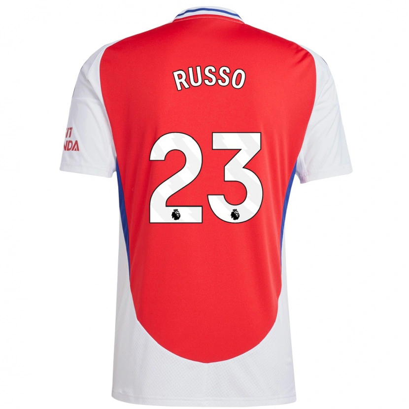 Danxen Barn Alessia Russo #23 Röd Vit Hemmatröja Matchtröjor 2024/25 Tröjor T-Tröja