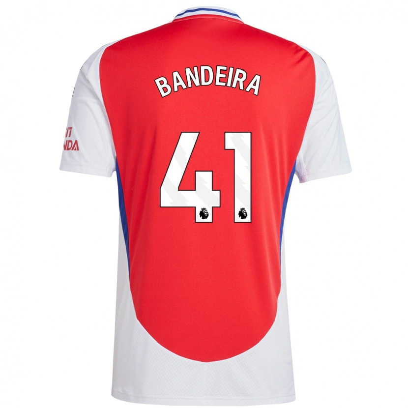 Danxen Barn Mauro Bandeira #41 Röd Vit Hemmatröja Matchtröjor 2024/25 Tröjor T-Tröja