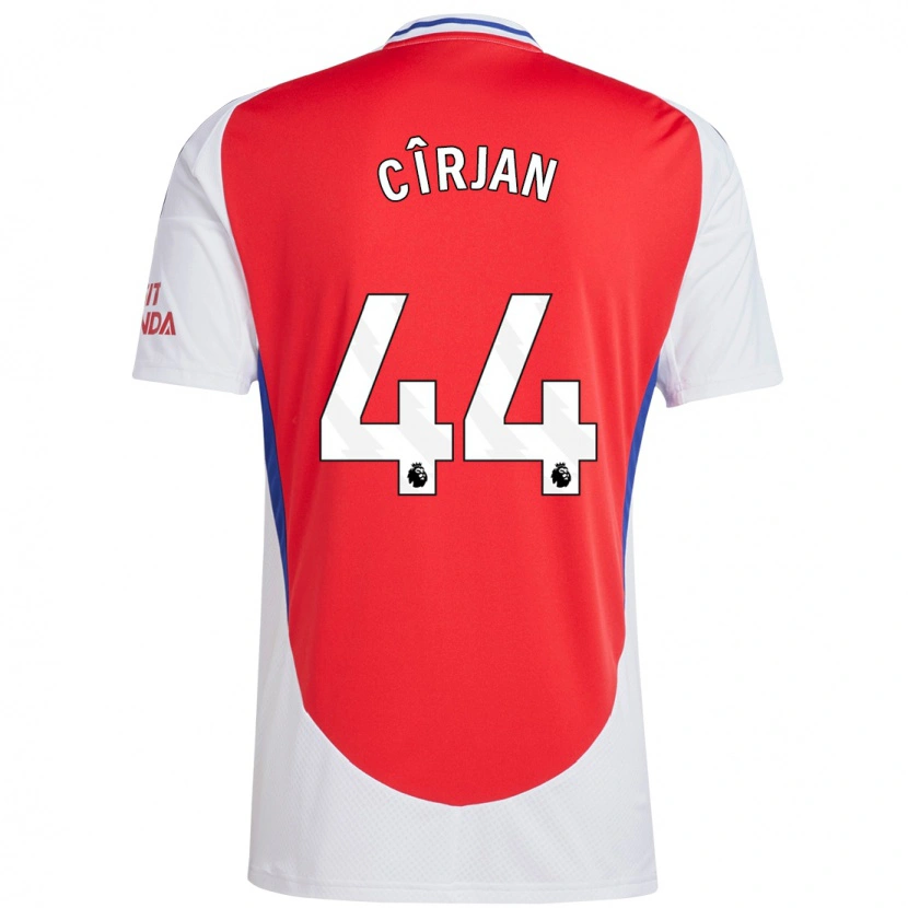 Danxen Barn Catalin Cîrjan #44 Röd Vit Hemmatröja Matchtröjor 2024/25 Tröjor T-Tröja