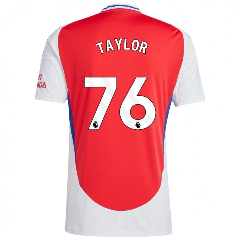 Danxen Barn Kido Taylor Hart #76 Röd Vit Hemmatröja Matchtröjor 2024/25 Tröjor T-Tröja