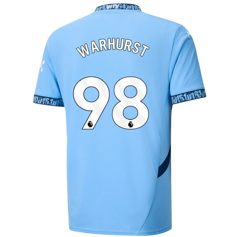 Danxen Barn Matty Warhurst #98 Marinblå Hemmatröja Matchtröjor 2024/25 Tröjor T-Tröja